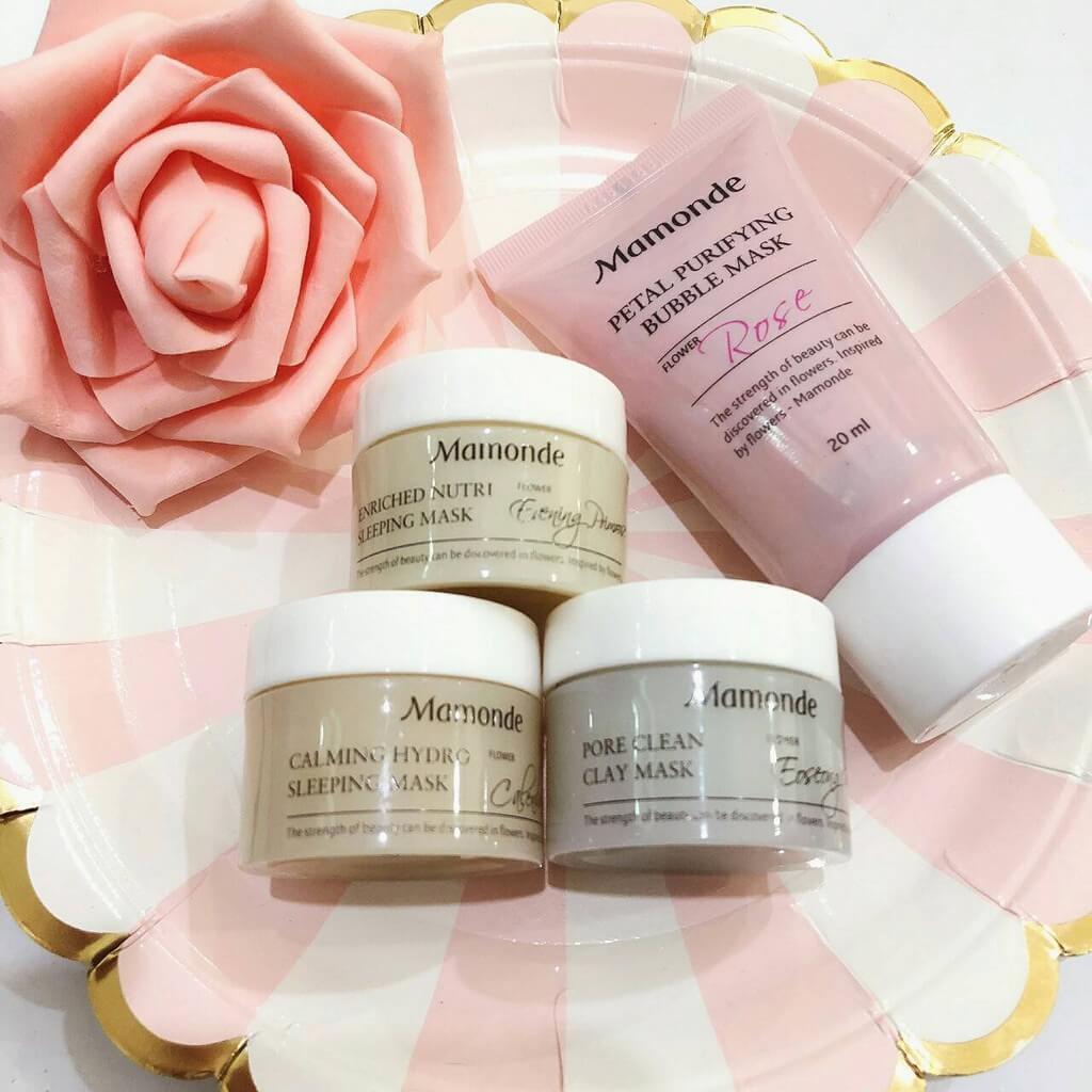 Mamonde Flower Mask Mini Kit,Mamonde,Flower Mask Mini Kit 4 items,Mamonde Flower Mask Mini Kit รีวิว,Mamonde Flower Mask Mini Kit ราคา,